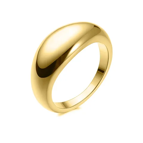 Europe and the United States Casual Wind Titanium Steel Ring Cup - Stainless Steel jewelry made by BlueOne Jewelry