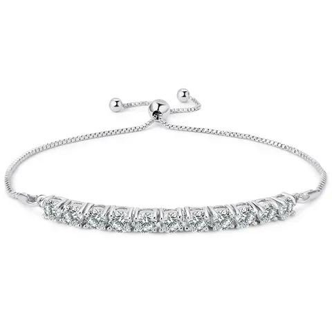 Europe and the United States Copper Plated with Real Gold with Tennis Bracelet - Brass jewelry made by BlueOne Jewelry