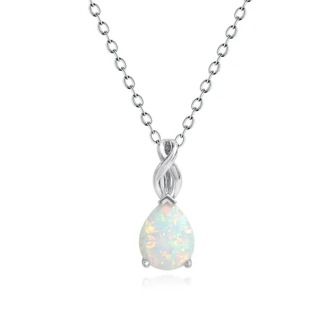 Europe and the United States Fashion Shiny Pendant Necklace Australian Jewelry Collarbone Chain - Plated Brass jewelry made by BlueOne Jewelry