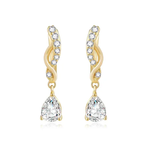 Europe and the United States Ear Buckle Female Korean Small Fresh Earrings - Style 4388 - Plated Brass jewelry made by BlueOne Jewelry