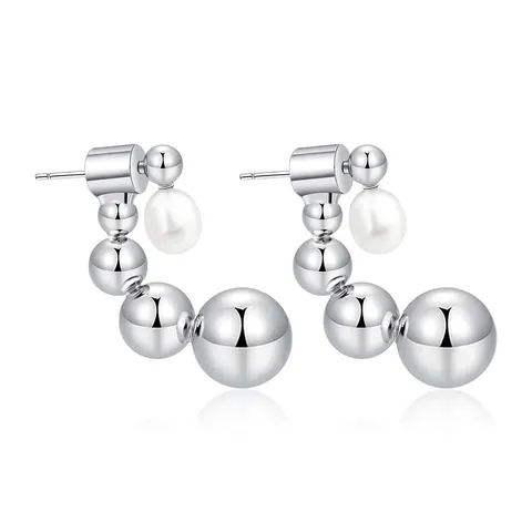 Europe and the United States Earrings Female High-level Earrings Light Luxury - Plated Brass jewelry made by BlueOne Jewelry