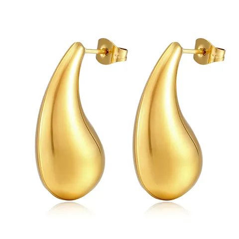 Europe and the United States Models Stainless Steel Drop Earrings Female - Stainless Steel jewelry made by BlueOne Jewelry