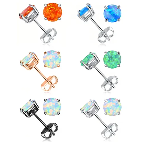 Europe and the United States Fashion Earrings Female Mixed Color Earrings - Stainless Steel jewelry made by BlueOne Jewelry