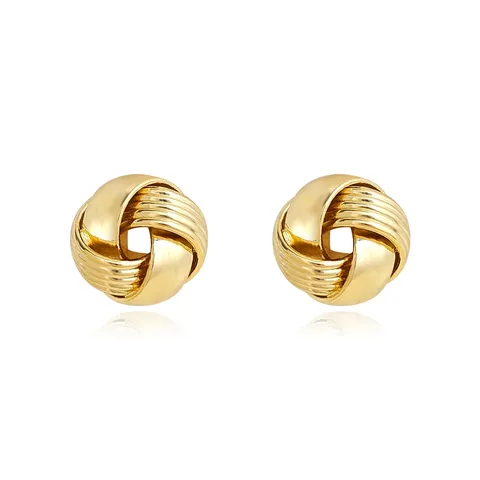 Europe and the United States Fashion Simple Geometric Irregular Jewelry Niche Stud Earrings - Style 3505 - Plated Brass jewelry made by BlueOne Jewelry