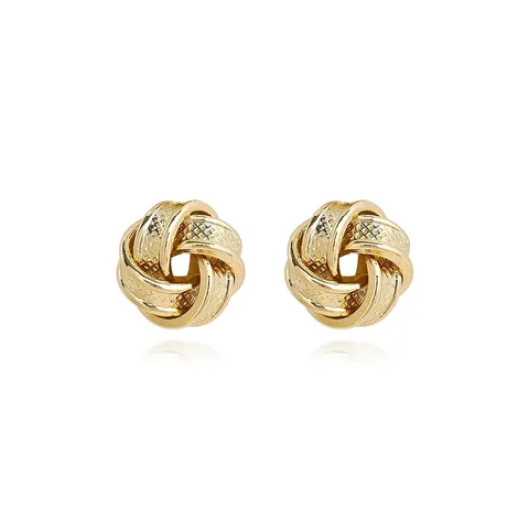 Europe and the United States Fashion Simple Geometric Irregular Jewelry Niche Stud Earrings - Style 3310 - Plated Brass jewelry made by BlueOne Jewelry