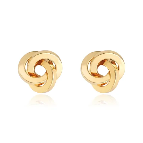 Europe and the United States Fashion Simple Geometric Irregular Jewelry Niche Stud Earrings - Style 3346 - Plated Brass jewelry made by BlueOne Jewelry