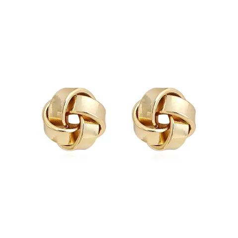 Europe and the United States Fashion Simple Geometric Irregular Jewelry Niche Stud Earrings - Style 3694 - Plated Brass jewelry made by BlueOne Jewelry