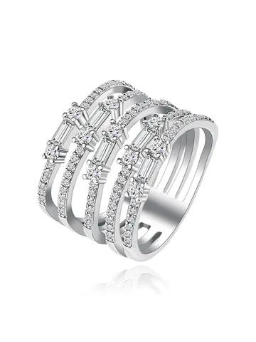 Europe and the United States Irregular Personality Ring Men and Women - Plated Brass jewelry made by BlueOne Jewelry