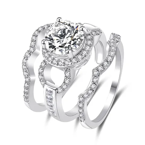 Europe and the United States Finger Ring Ladies Ring Retro Round - Plated Brass jewelry made by BlueOne Jewelry