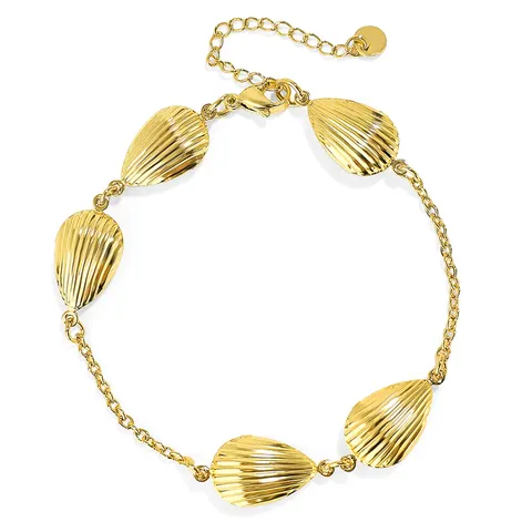 Europe and the United States Shell Bracelets Jewelry High-class Not Losing - Plated Brass jewelry made by BlueOne Jewelry