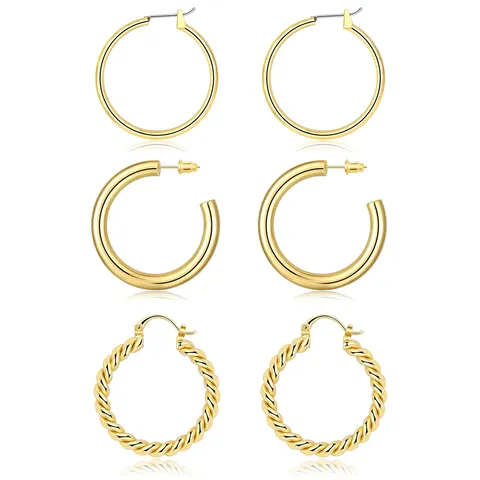 Europe and the United States Stainless Steel Earrings Female High-class Wild - Stainless Steel jewelry made by BlueOne Jewelry