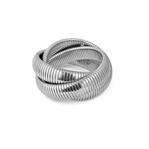 Exaggerated Versatile Punk Style Three-layer Bracelet Female Europe and the United - Plated Brass jewelry made by BlueOne Jewelry