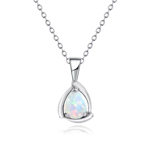 French Light Luxury Romantic Simple Hollow Drop Pendant Necklace Stainless Steel - Stainless Steel jewelry made by BlueOne Jewelry