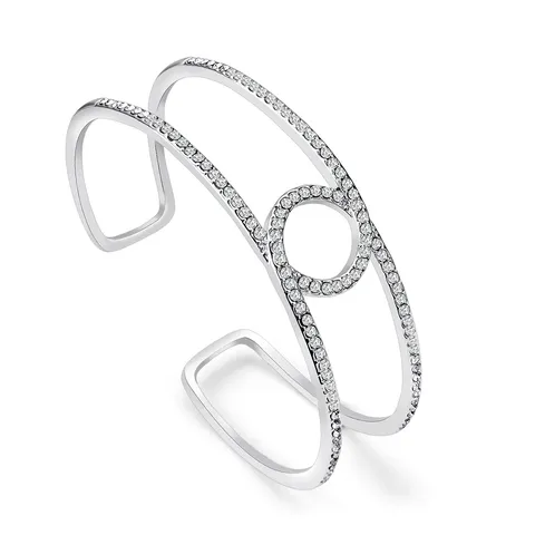 French Simple Exquisite Micro-set Double-row Bracelet Female Temperament Light Luxury Superior - Plated Brass jewelry made by BlueOne Jewelry