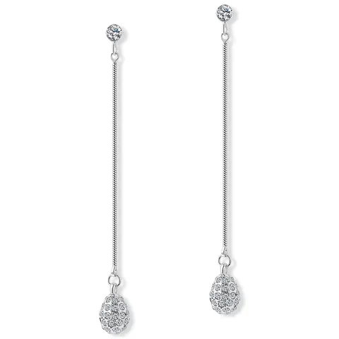 Golden Years 2025 Summer Personalized Cubic Zircon Earrings Long Drops Tassel - Plated Brass jewelry made by BlueOne Jewelry