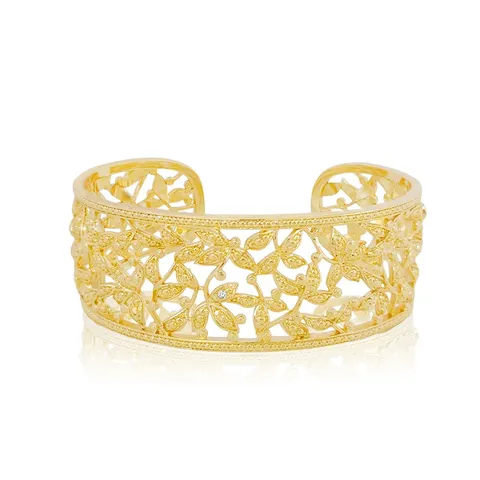 Japan and South Korea Retro Hollow Court Style Bracelet Niche Design - Plated Brass jewelry made by BlueOne Jewelry