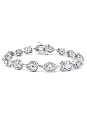 Korean Niche Design Simple Temperament Zirconia Bracelet Ins 2024 Fashion Tide - Plated Brass jewelry made by BlueOne Jewelry