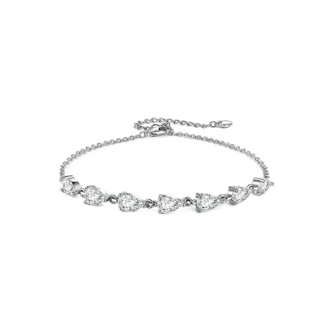 Light Luxury Flash Diamond Zircon Bracelet Women Ins Niche Design Adjustable - Plated Brass jewelry made by BlueOne Jewelry