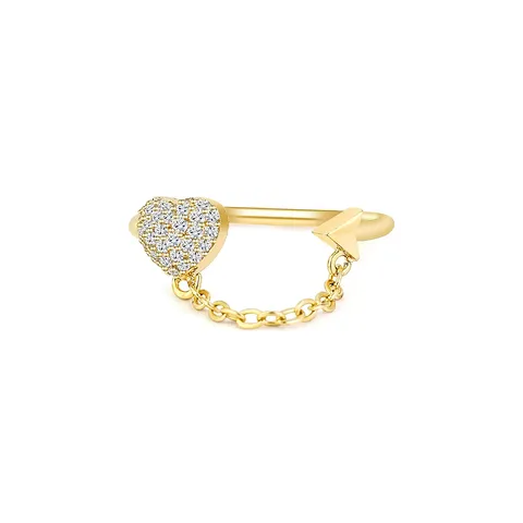 Love Irregular Ring Female Ins Niche Design Sense Senior Finger Ring - Plated Brass jewelry made by BlueOne Jewelry