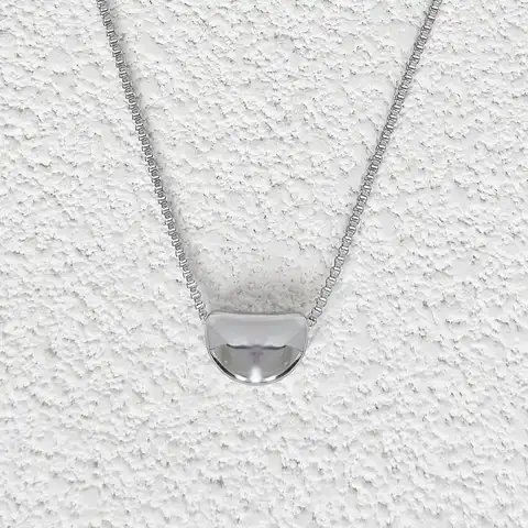 Necklace Female Collarbone Chain Simple Niche Design Sense Temperament Pendant Jewelry - Plated Brass jewelry made by BlueOne Jewelry
