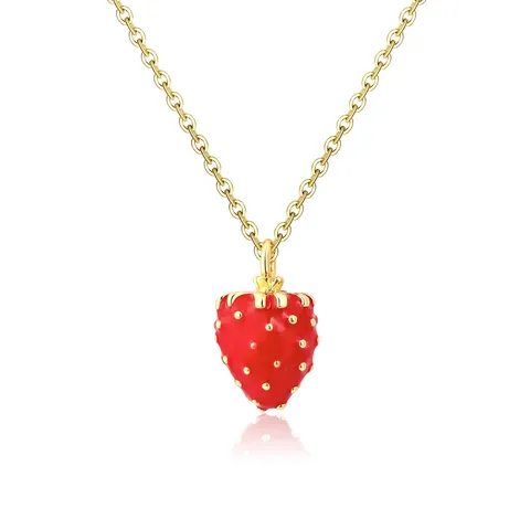 Necklaces Women European and American Christmas Versatile Ambient Necklaces Niche Design - Plated Brass jewelry made by BlueOne Jewelry