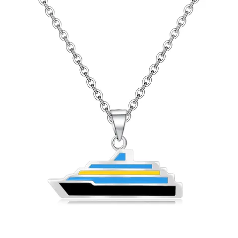 Unique Sail Necklace Design Fashion Personality Collars All Matching Accessories - Plated Brass jewelry made by BlueOne Jewelry