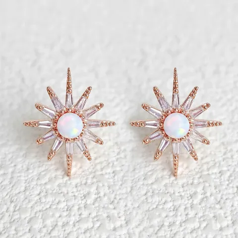 Personalized Fashion Light Luxury Simple Style Pearl Earrings - Plated Brass jewelry made by BlueOne Jewelry