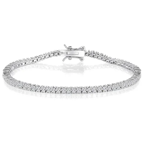 Senior Tennis Bracelet Full of Diamonds Personalized Fashion Trend in Europe - Plated Brass jewelry made by BlueOne Jewelry