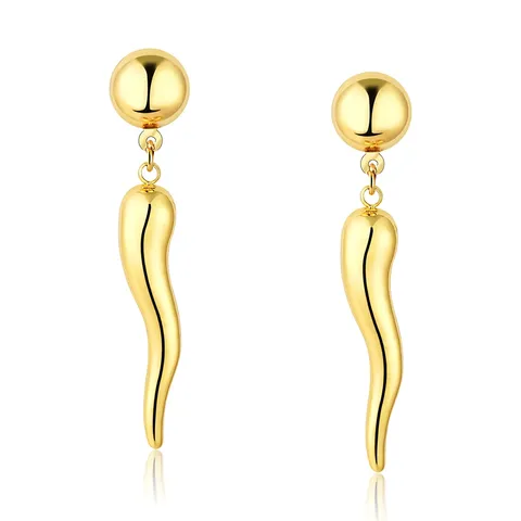 Small Pepper Three-dimensional Earrings Titanium Steel Earrings with Niche Retro High-level - Stainless Steel jewelry made by BlueOne Jewelry