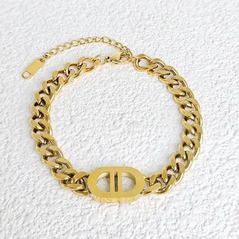 South Korea Titanium Steel Bracelet Female Korean Stainless Steel Color Preservation - Stainless Steel jewelry made by BlueOne Jewelry