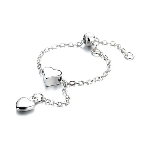 Trending Unique Adorable Versatile Sweet-edgy Style Exquisite Heart-shaped Pull-out Ring - Plated Brass jewelry made by BlueOne Jewelry