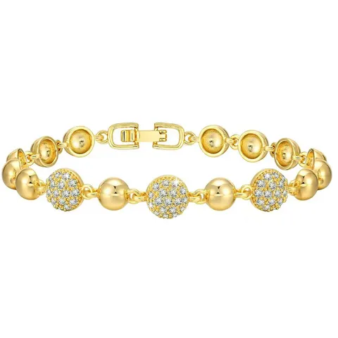 Zirconia Bracelet Women 2024 Jewelry Selection Popular Jewelry Fine Bracelet - Plated Brass jewelry made by BlueOne Jewelry