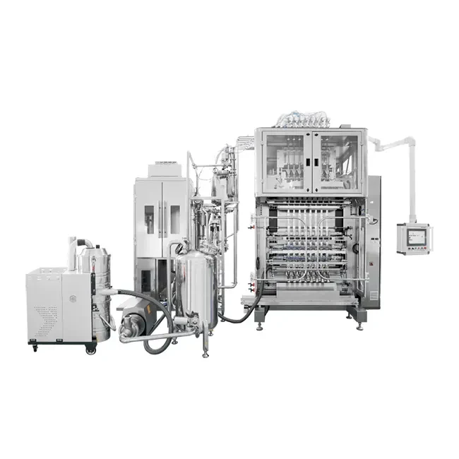 BVS8-880 Ultra-Clean Multilane Stick Packing Machine for Yogurt with Fruit Pieces