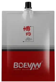 Bolsa plana con bolsa de escape producida en la máquina de embalaje de bolsa plana BHS-180