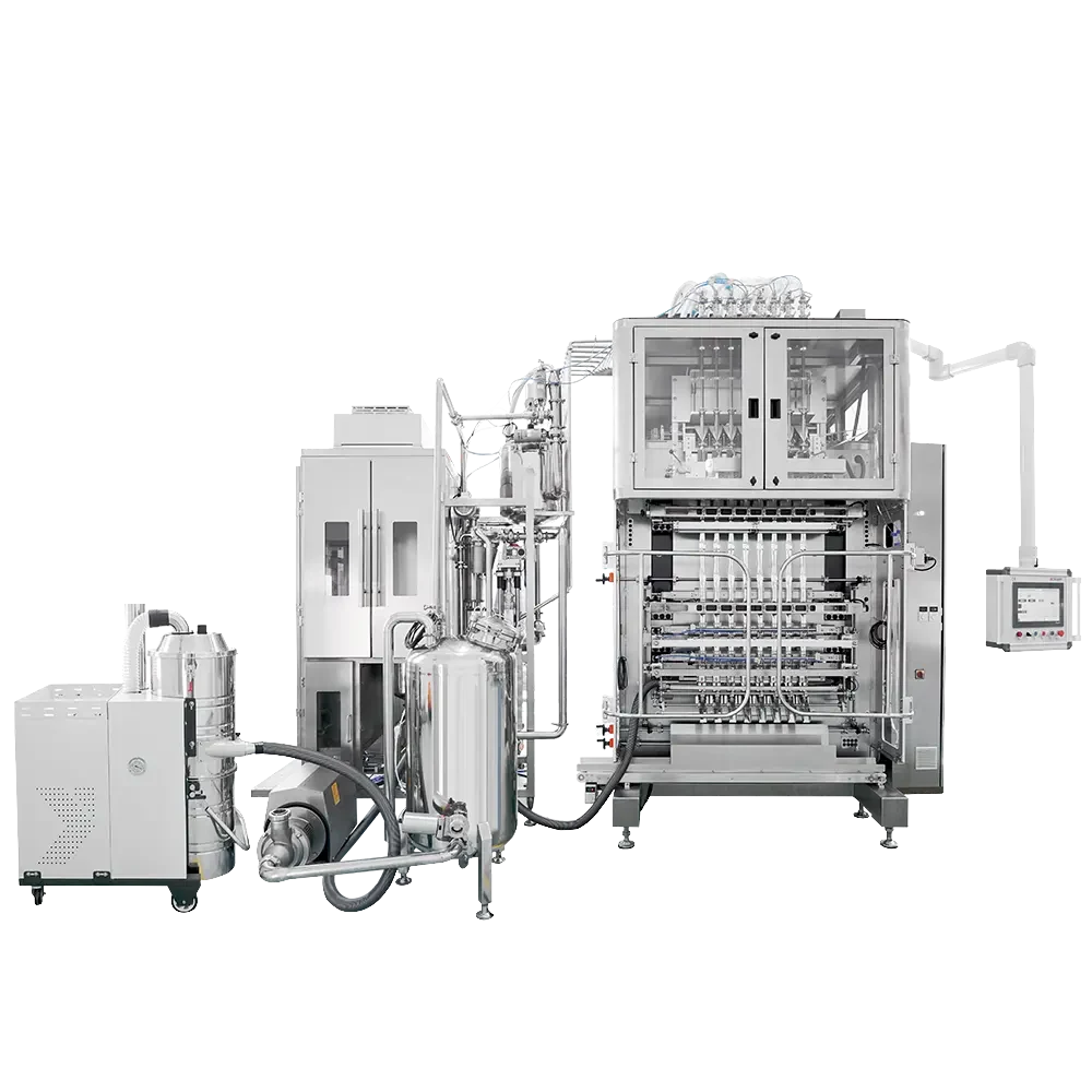 BVS8-880 Multilane Yogurt Stick Packing Machine with Fruit Pieces