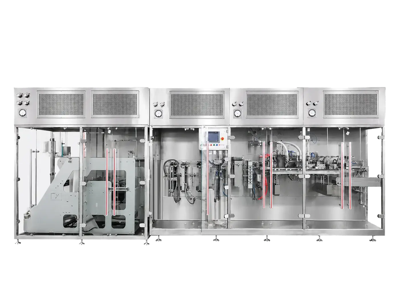 Ultra-clean Horizontal Form Fill Seal Machine for Standup Pouches