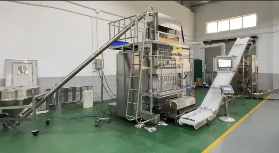 Automatic pouch packing line 10/20 stick bags in one bag packing machine