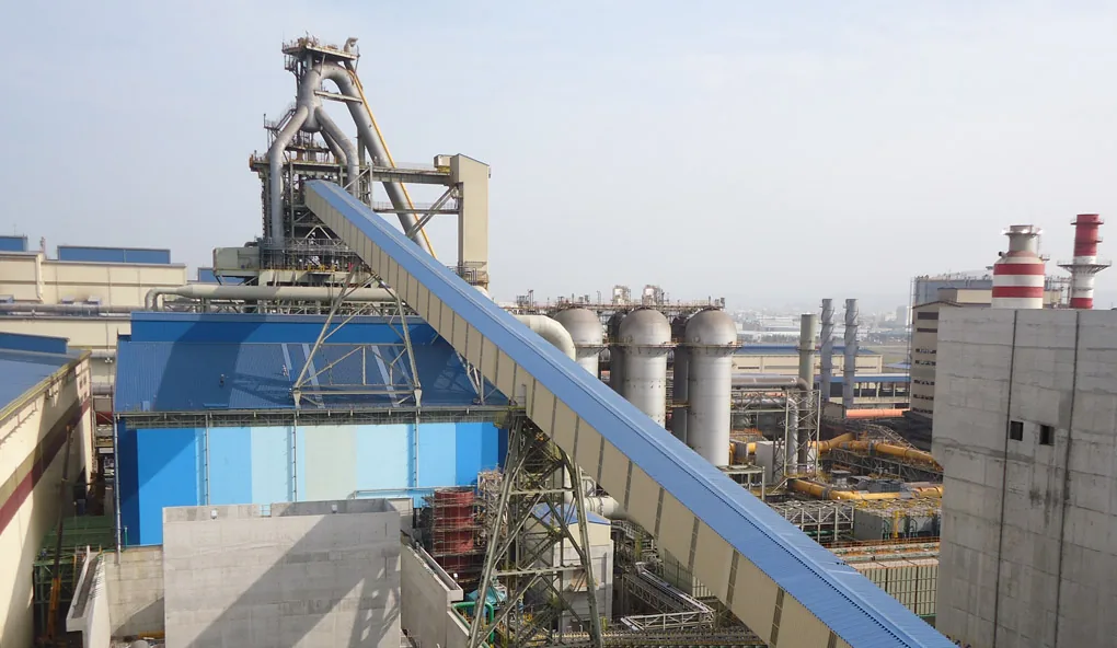 Steel mill production line with motor driven equipment