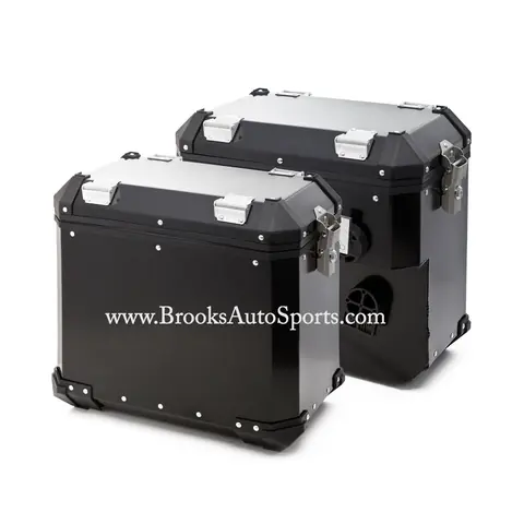 Panniers Black (Linke + Rechte Taschen) für R1200GS R1250GS 2013-2025 (WC) LOCKS + MOUNTS