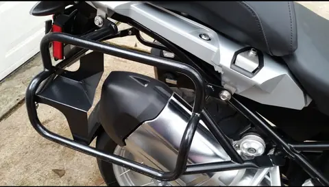 Schwarze Edelstahlgestelle für R1200GS 2013-2018 R1250GS 2019-2025
