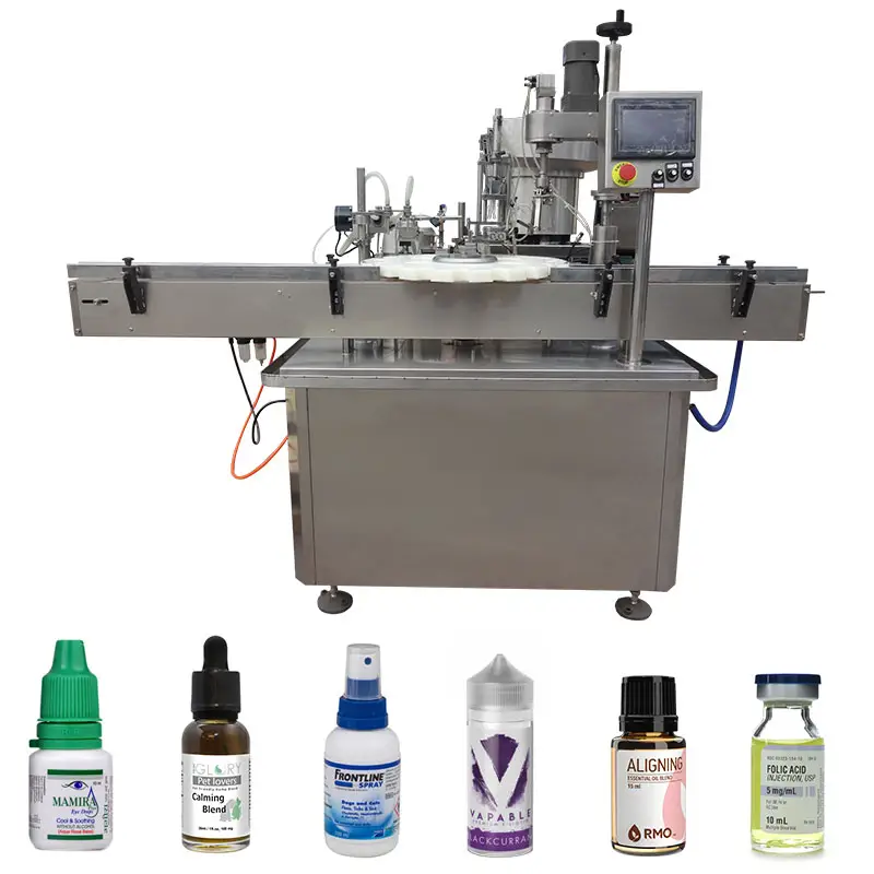 Liquid Bottle Filling and Capping Machine