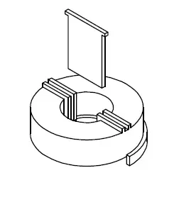Case for T31x19x13mm Toroidal core