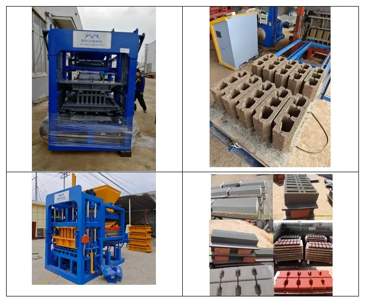 QT4-15 Máquina automática para fabricar blocos vazados de concreto