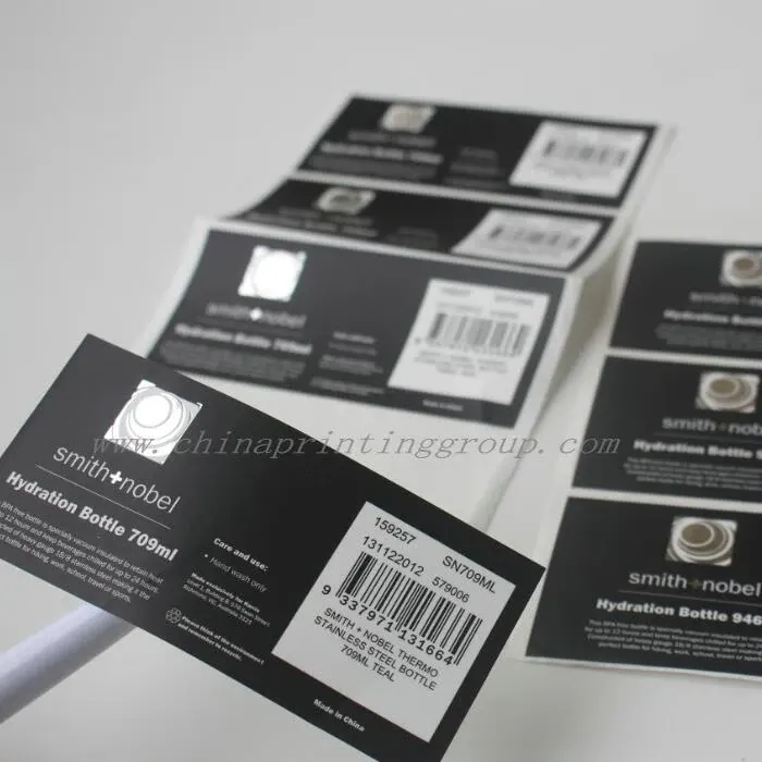 Vinyl Paper Sticker Silver Stamping A4 Labels