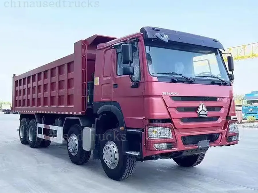 Used HOWO 12 Wheel Dump Truck 371/400/420HP