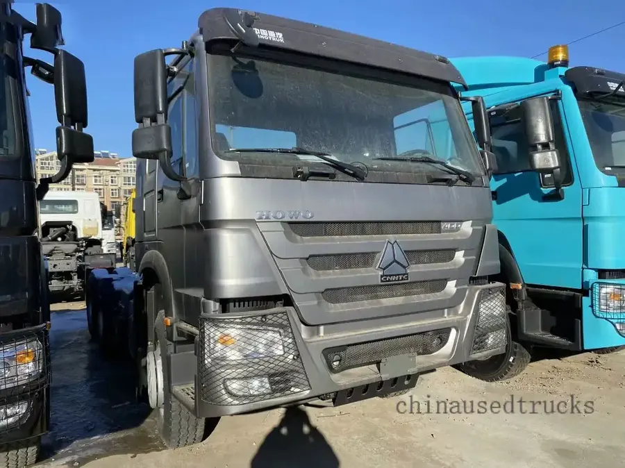 Five HOWO left-hand driving discount spot tractor truck