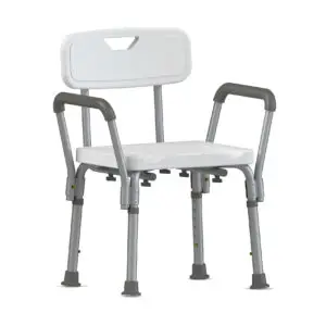 Bath Chair with Handrail and backrest