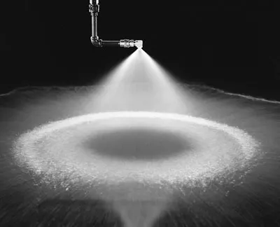 Hollow cone spray pattern