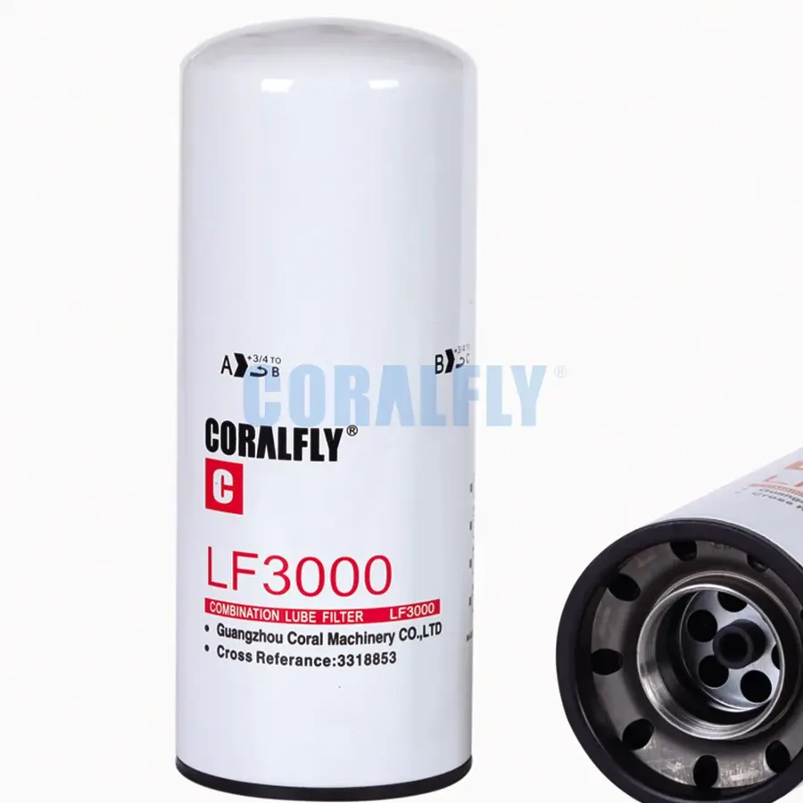 Dual-Flow Lube Spin-on Oil Filter LF9009 LF3000 LF9070