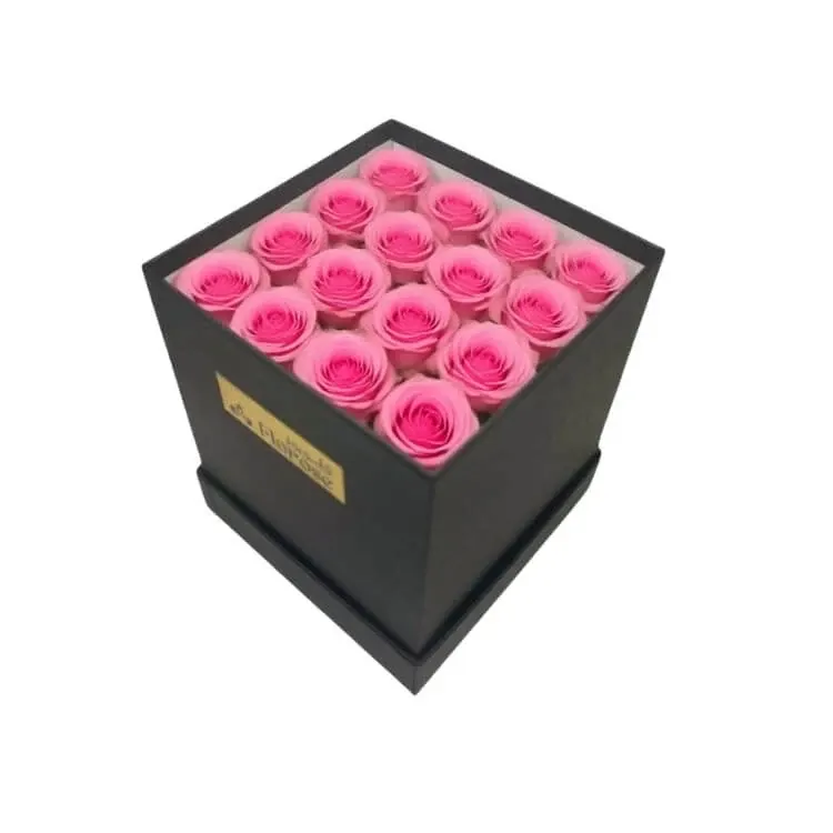 Square Flower Packaging Box for Roses
